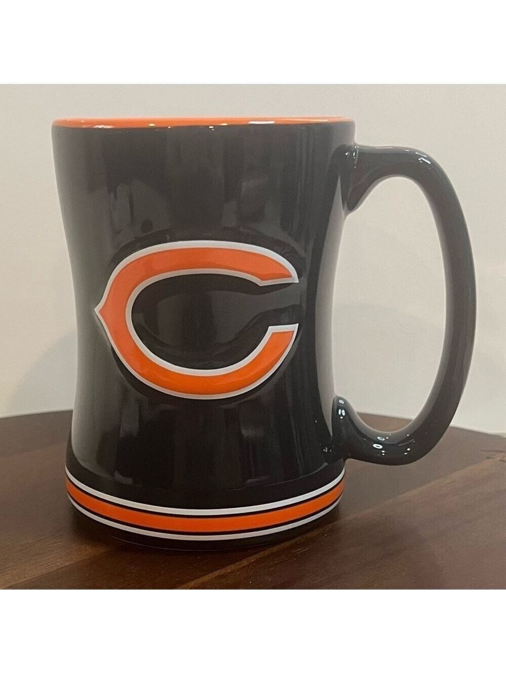 ✨ Chicago Bears NFL 14oz Relief Mug – Embossed Logo Ceramic Coffee Cup ✨